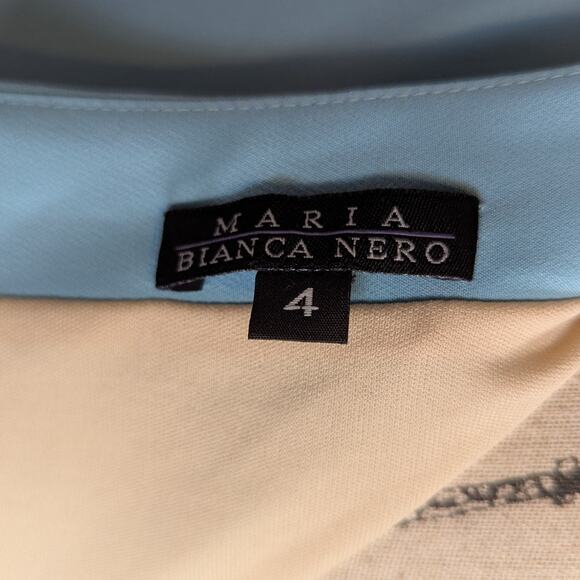 Maria Bianca Nero Aqua Backless Stretch Cutout Mermaid Dress Size 4 - Picture 3 of 16